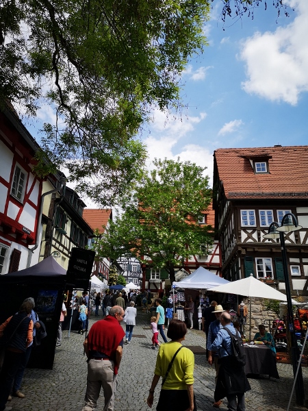 Blick in die Sindelfinger Altstadt